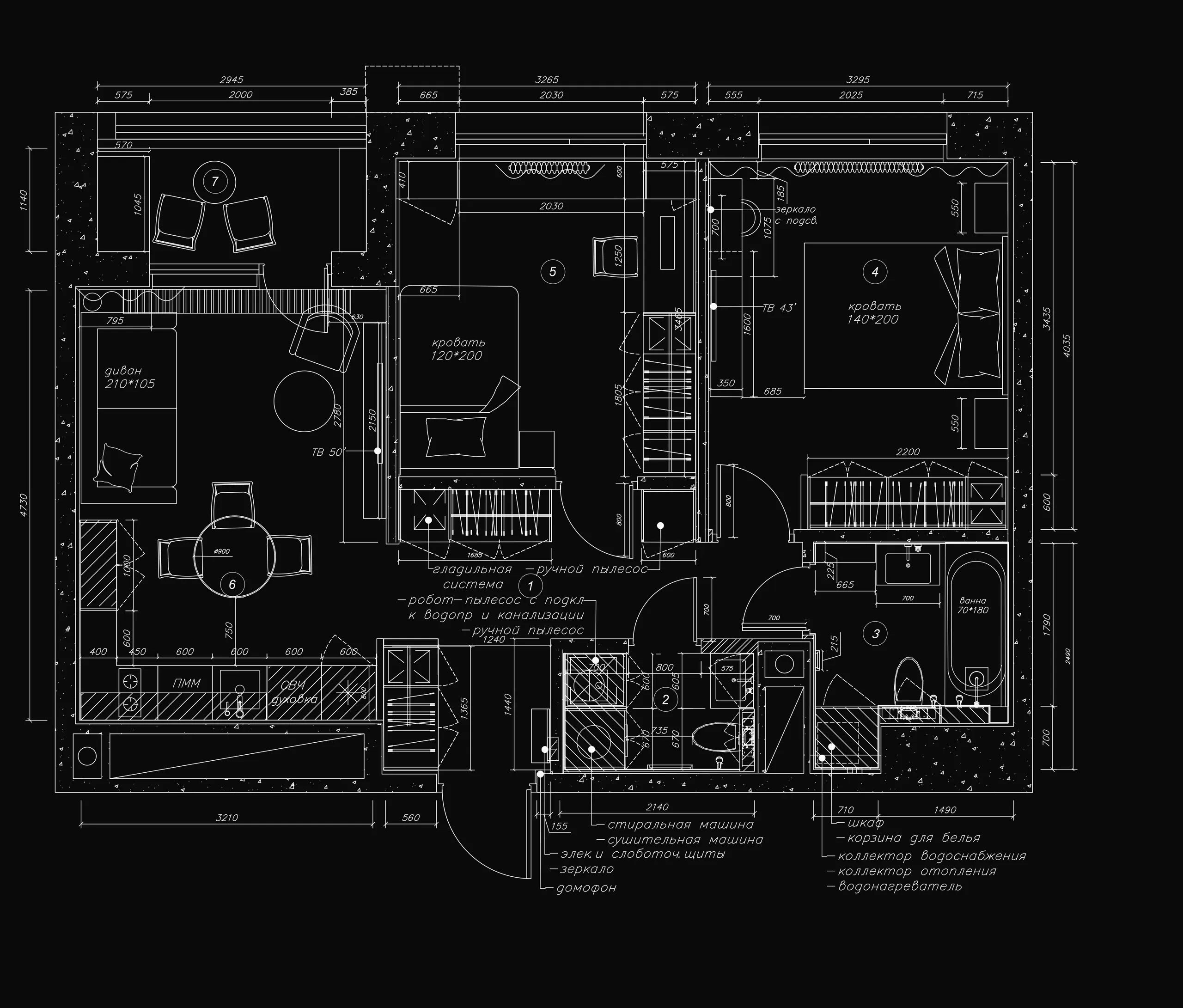 Ostrov Residence — floor plan